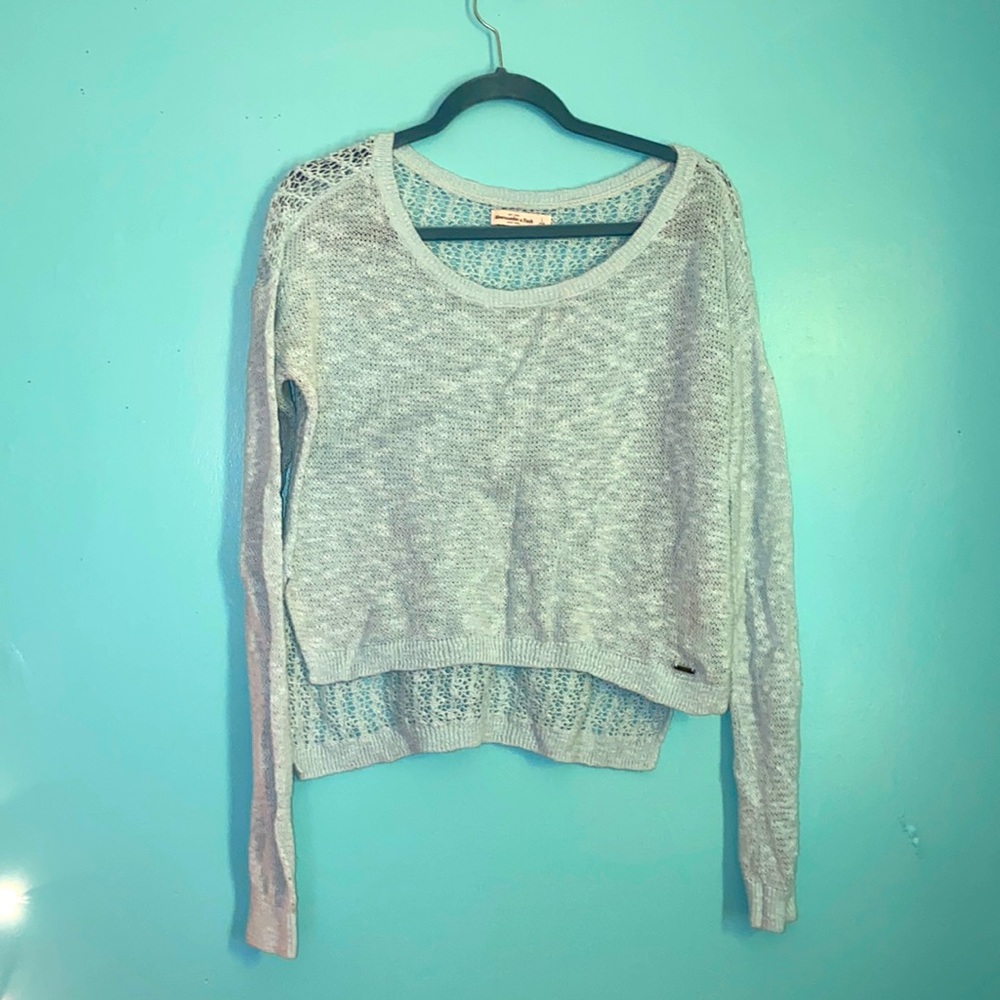 Really light blue Abercrombie and Fitch Top